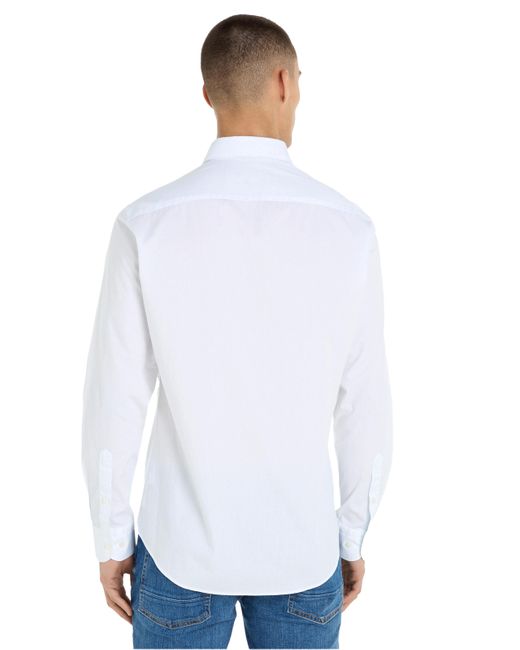 Chemise en coton Tommy Hilfiger pour homme en coloris White
