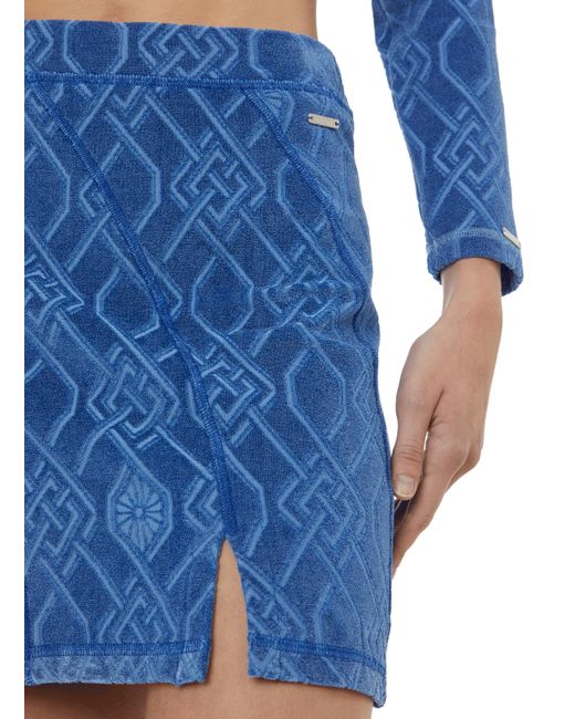 Jupe En Jacquard Monogramme Koche en coloris Blue