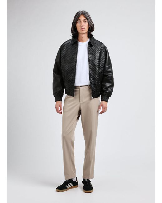 Blouson en cuir d'agneau Arte' pour homme en coloris Black