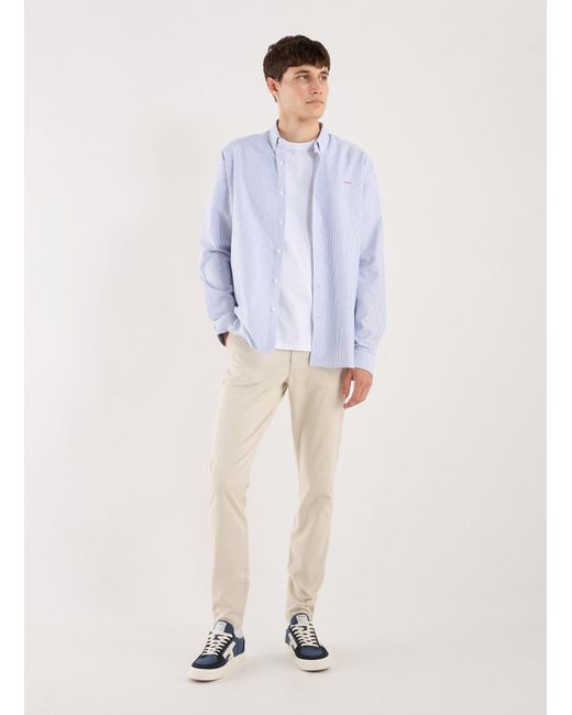 Chemise rayée en coton Maison Labiche pour homme en coloris White