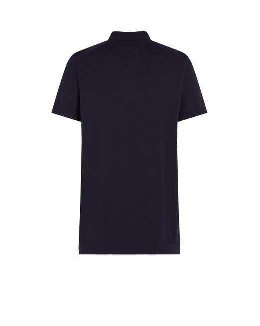 Polo rayé en coton Tommy Hilfiger pour homme en coloris Blue