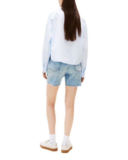 Chemise courte en coton Tommy Hilfiger en coloris White