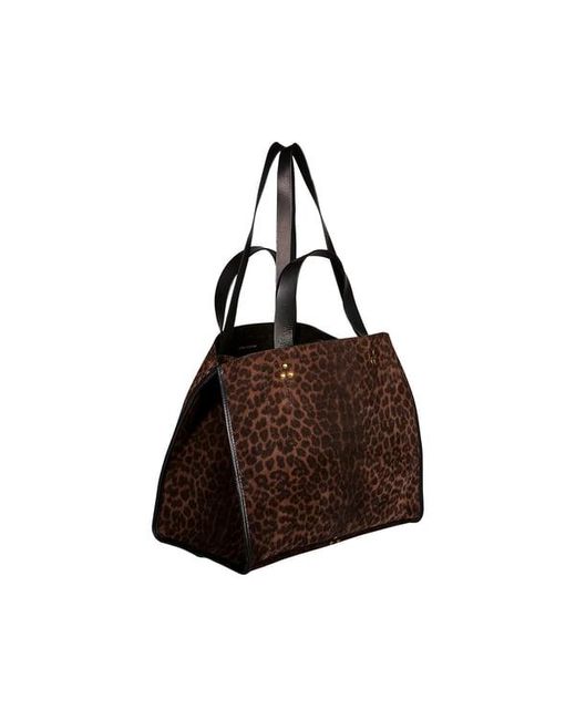 Sac Cabas Léon M En Croûte De Cuir Jérôme Dreyfuss en coloris Brown