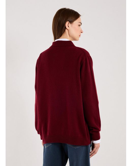 Pull Maglieria en cachemire Miu Miu en coloris Red