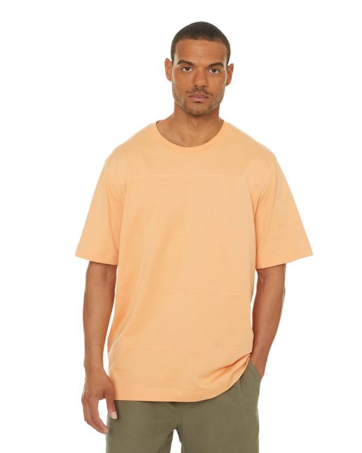 T-shirt uni en coton Esprit pour homme en coloris Natural