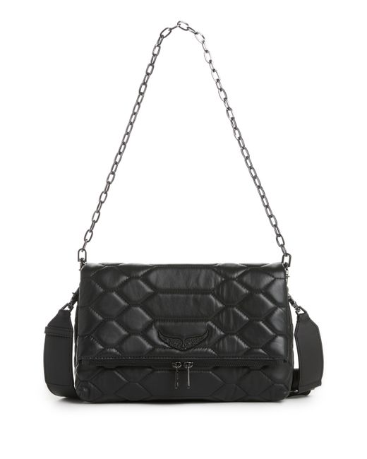 Sac XL Rocky matelassé Zadig & Voltaire en coloris Noir Lyst