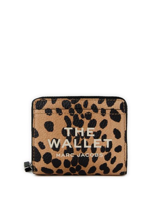 Portefeuille The Cheetah Mini Compact Wallet Marc Jacobs en coloris Multicolor