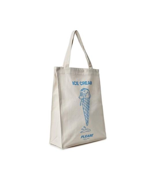 Tote Bag En Coton Samsøe & Samsøe en coloris Blue