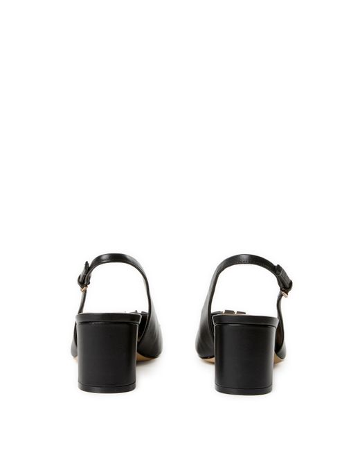 Slingback en cuir Guess en coloris Black