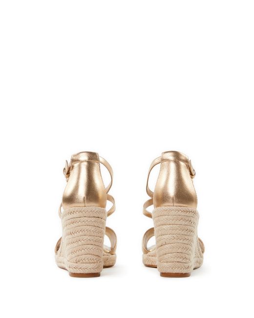 Sandales compensées en cuir Michael Kors en coloris Natural