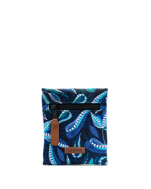 Pochette latérale Fontainebleau Cabaïa en coloris Blue