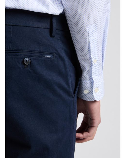 Short en coton Hackett pour homme en coloris Blue