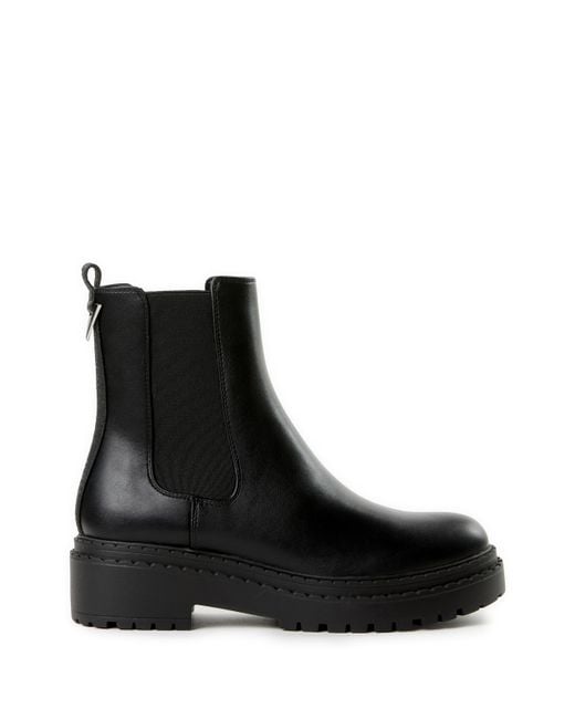 Bottines unies Guess en coloris Black