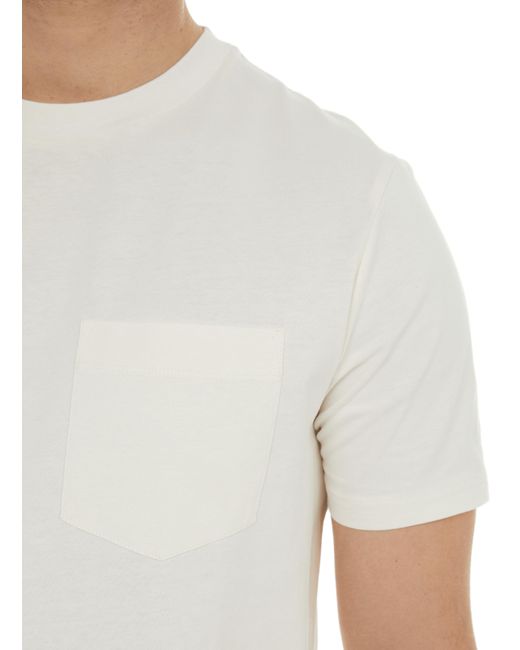 T-shirt uni en coton Aigle pour homme en coloris White
