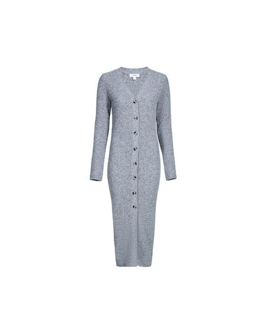 Robe Midi Cardigan En Laine Mélangée TOPSHOP en coloris Blue