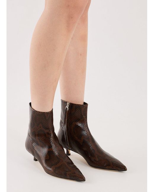 Bottines Sofie en cuir Aeyde en coloris Brown