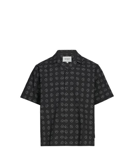 Chemise imprimée en coton Carhartt pour homme en coloris Black
