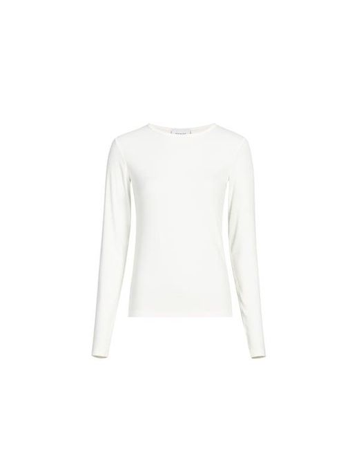 T-Shirt Col Rond À Manches Longues TOPSHOP en coloris Gray