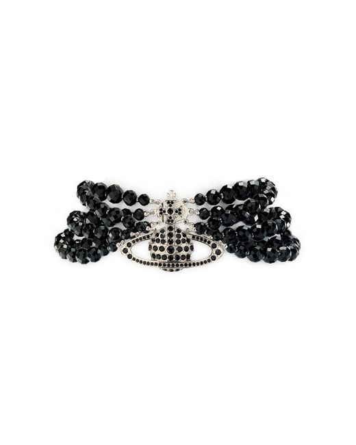 Collier Messaline 3 rangs Vivienne Westwood pour homme en coloris Black