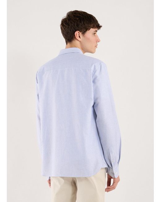 Chemise rayée en coton Maison Labiche pour homme en coloris White