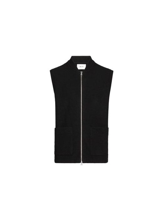 Gilet Sans Manches En Laine Mérinos NN07 pour homme en coloris Black