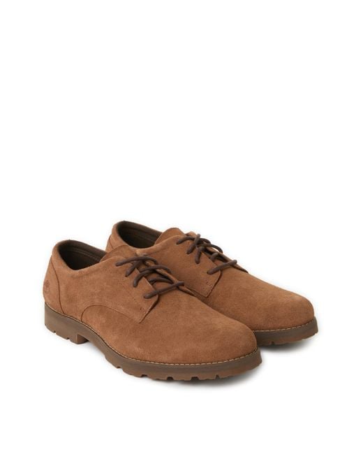 Derbies Britton Square en cuir suédé Timberland pour homme en coloris Brown