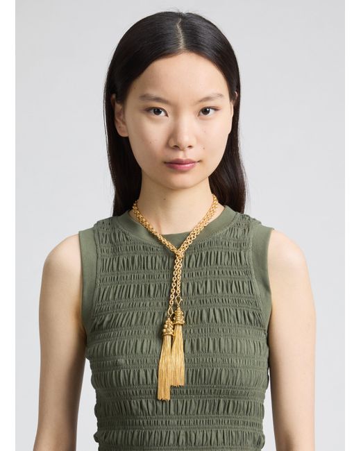 Collier Pompon Dots Sylvia Toledano en coloris Metallic
