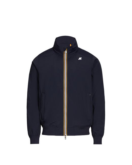 Veste imperméable à capuche K-Way pour homme en coloris Blue