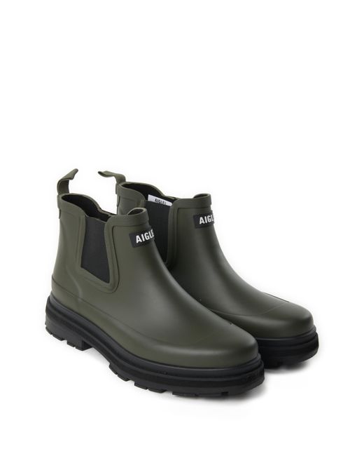 Bottines Soft Rain 2 Aigle en coloris Black