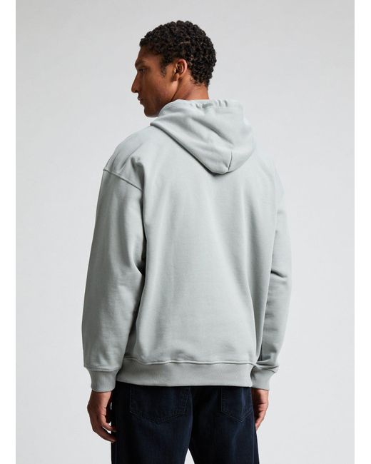 Sweat à capuche en coton DIESEL pour homme en coloris Gray