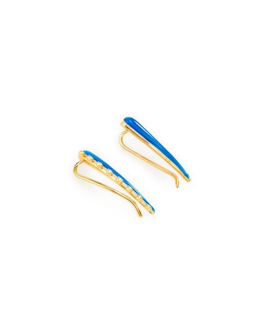 Boucles d'oreille Néon EYE M - ILEANA MAKRI en coloris Blue