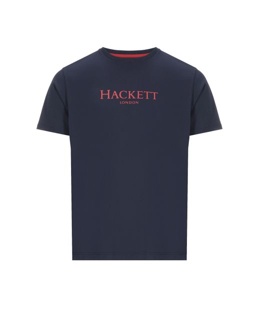 T-shirt logotypé Hackett pour homme en coloris Blue