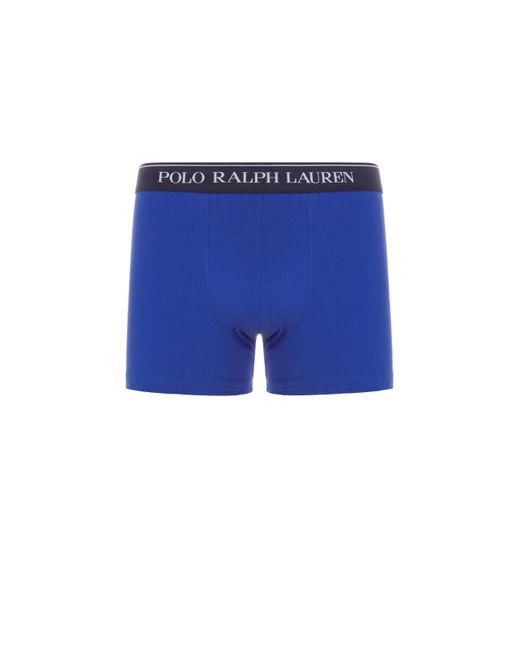 Lot de trois boxer en coton Polo Ralph Lauren pour homme en coloris Blue