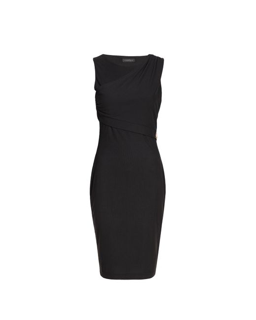 Robe midi en maille Guess en coloris Black