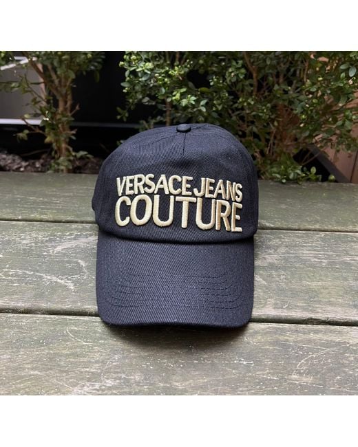 Versace Black E71Gazk10-Ezg010-Eg89 Baseball Cap for men