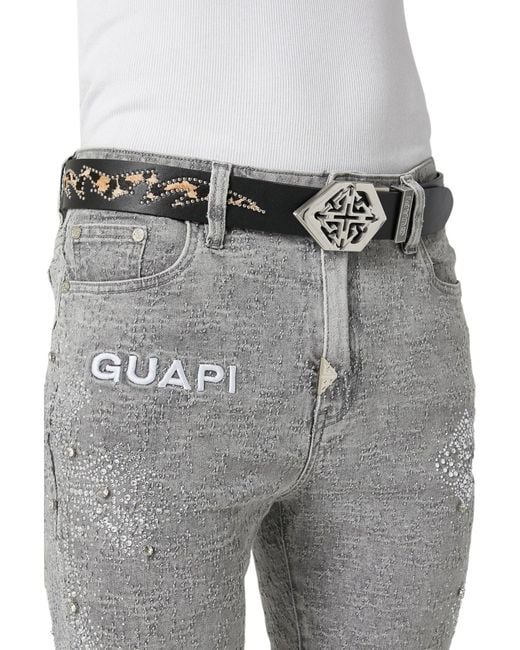 GUAPI Emblem Belt in Black for Men | Lyst