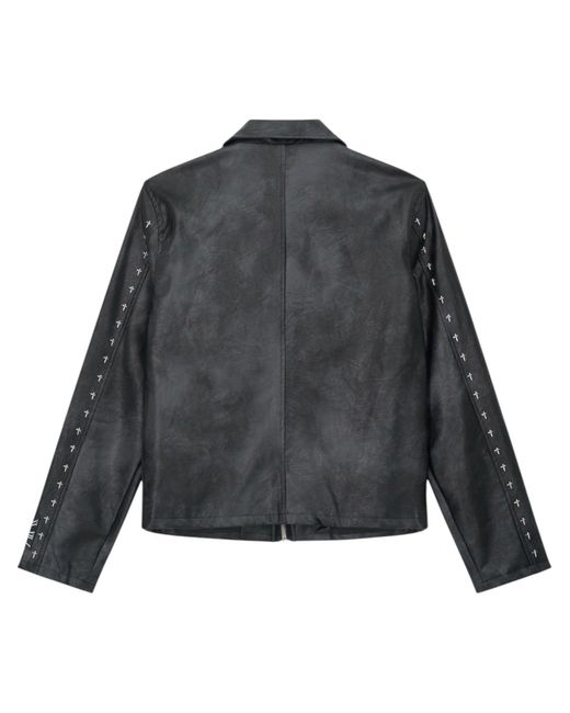 RTA Gray Apollo Fitted Classic Jacket for men