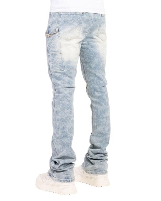 GUAPI Blue Aqua Sashiko Denim for men