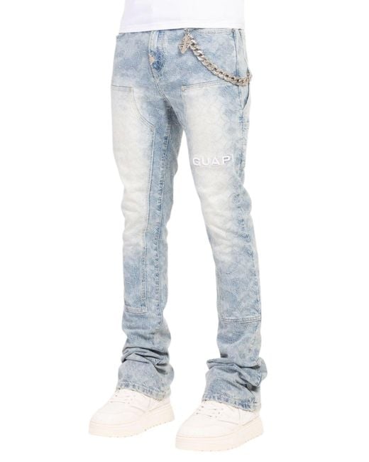 GUAPI Blue Aqua Sashiko Denim for men