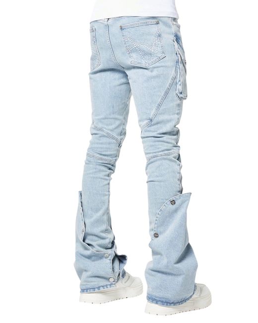 GUAPI Blue Aqua Coffin Arc Denim for men