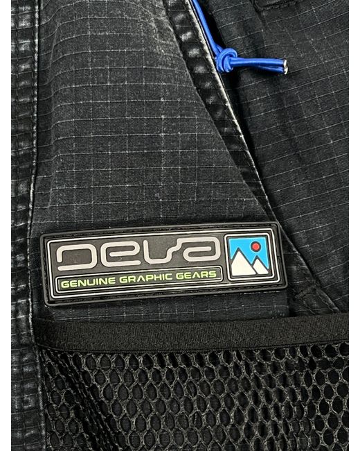 DevÁstates Blue Hike Cargo Shorts Washed for men
