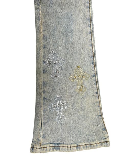 GUAPI Faded Cross Denim V2 Jeans in Gray for Men | Lyst
