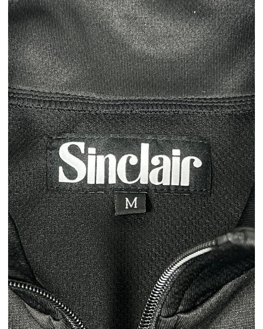Sinclair Black Smt190 Tech Logo Track Jacket for men