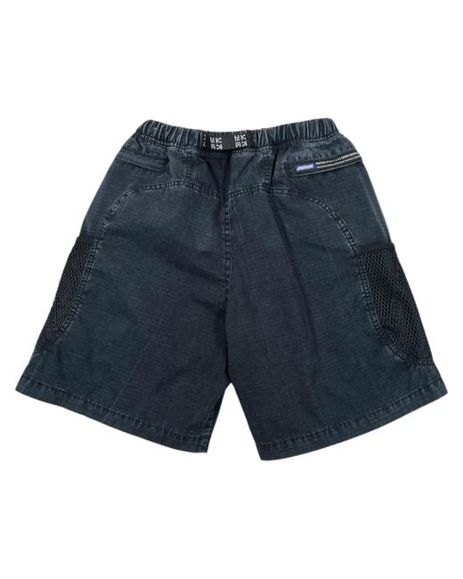 DevÁstates Blue Hike Cargo Shorts Washed for men