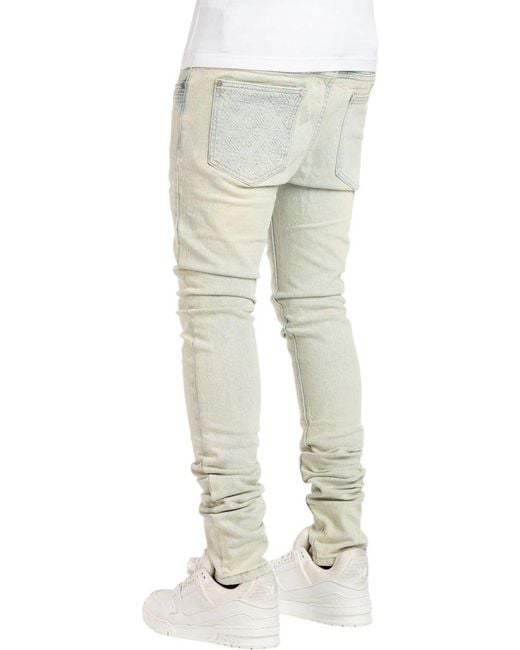 GUAPI White Vintage Basics Regular Denim for men