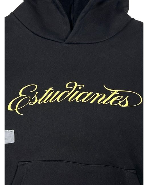 STUDENTS Black Estudiantes Pullover Hood Blk for men