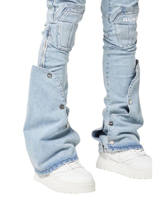 GUAPI Blue Aqua Coffin Arc Denim for men