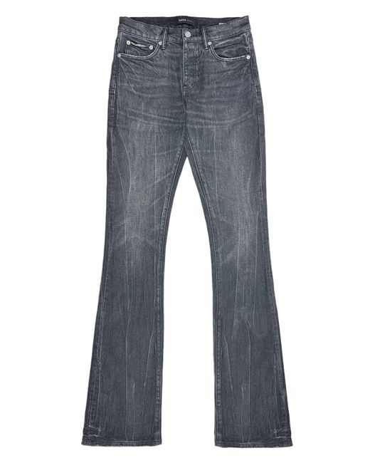 Purple Brand Blue P072-Ssvb Super Stack Flare Coated for men