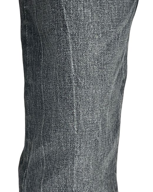 Purple Brand Blue P072-Ssvb Super Stack Flare Coated for men