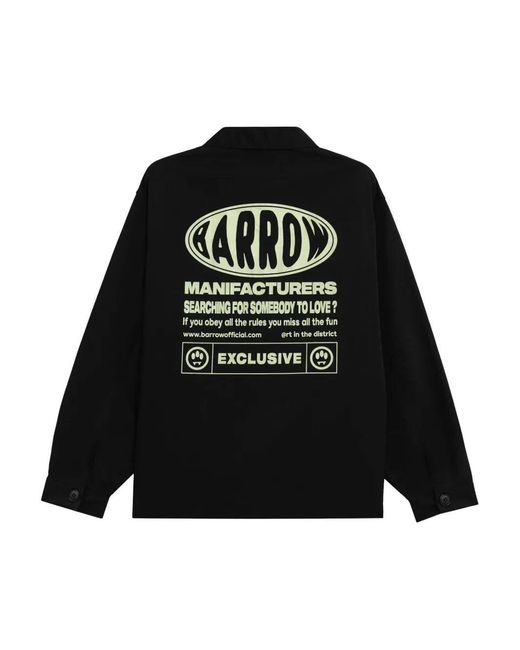 Barrow Black S5Bwuajk065 Jacket Nero for men